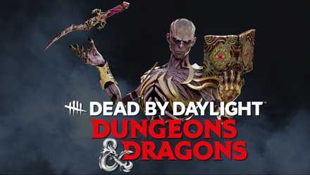 dead by daylight dungeons & dragons logo the lich fog background