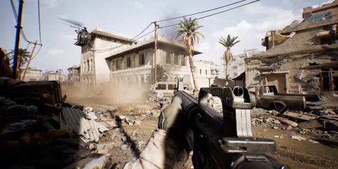 Delta Force Hawk Ops - Black Hawk Down street scene