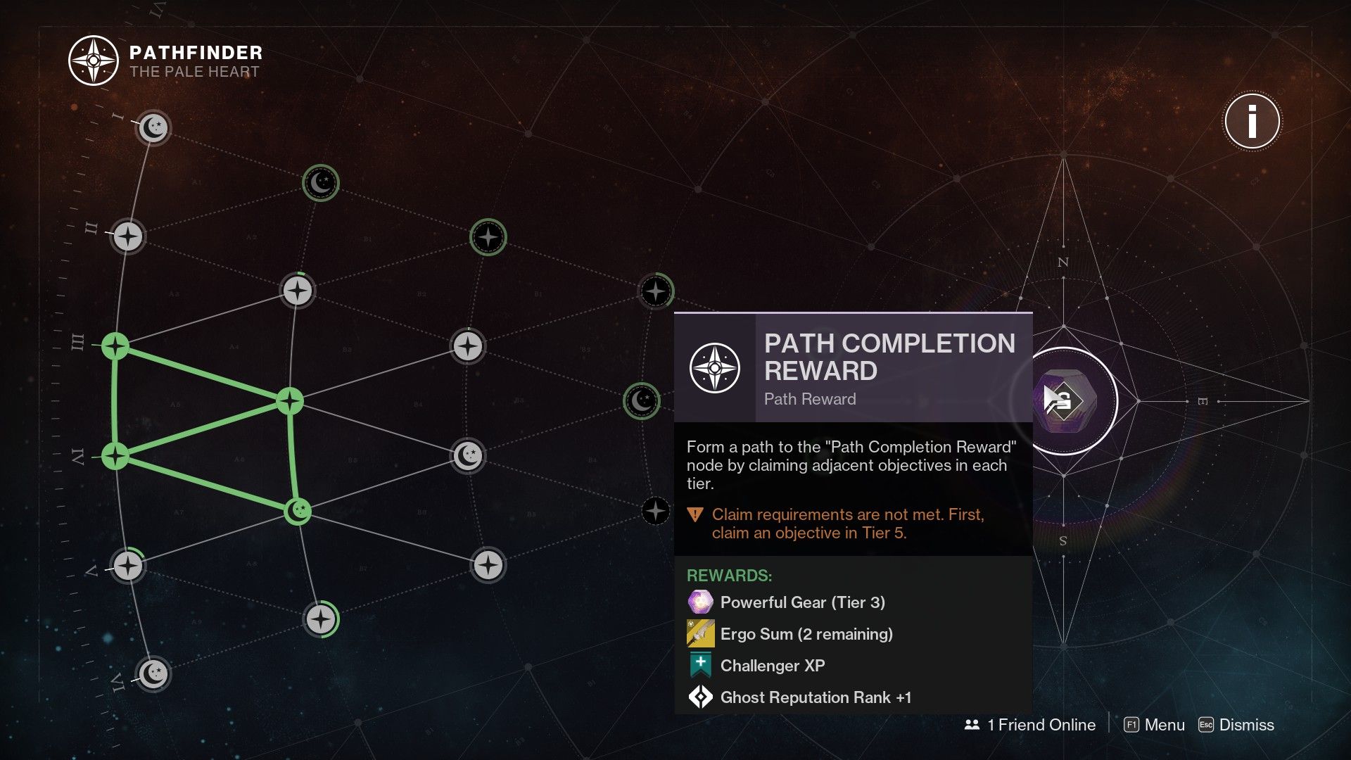 destiny 2 final shape power cap - screenshot of a Powerful reward