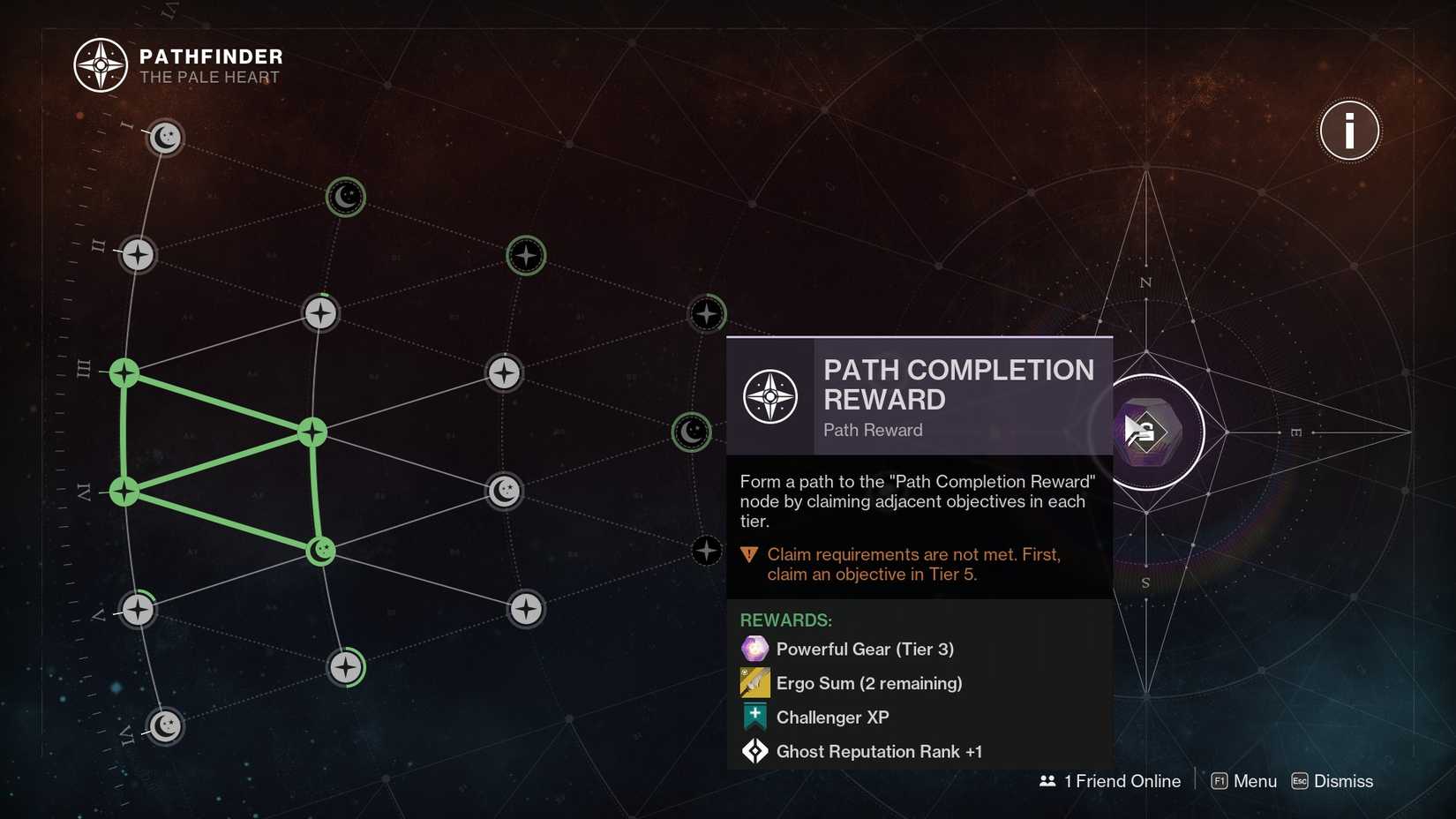 destiny 2 final shape power cap - screenshot of a Powerful reward