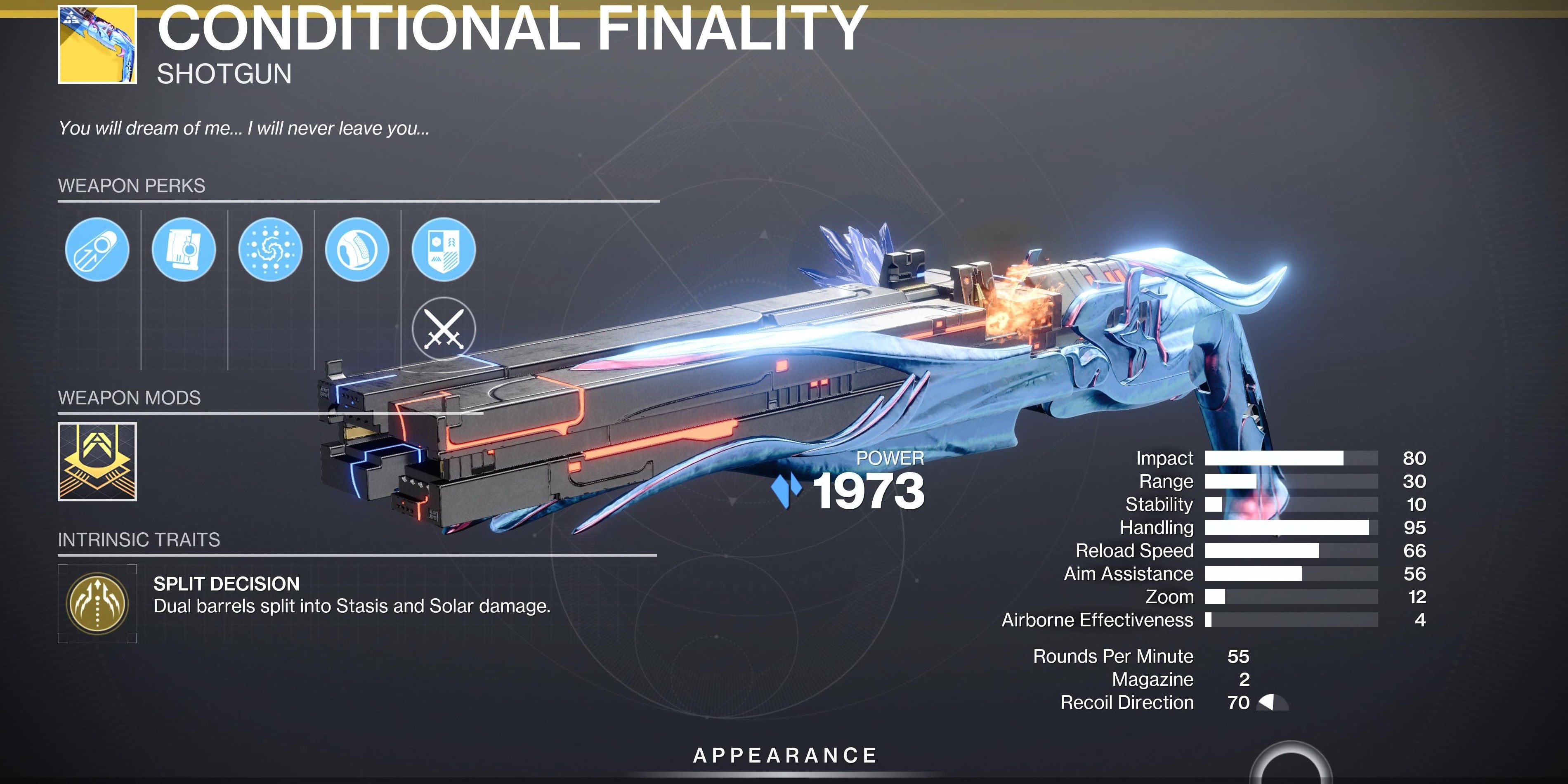 destiny 2 prismatic weapon pairing conditional finality
