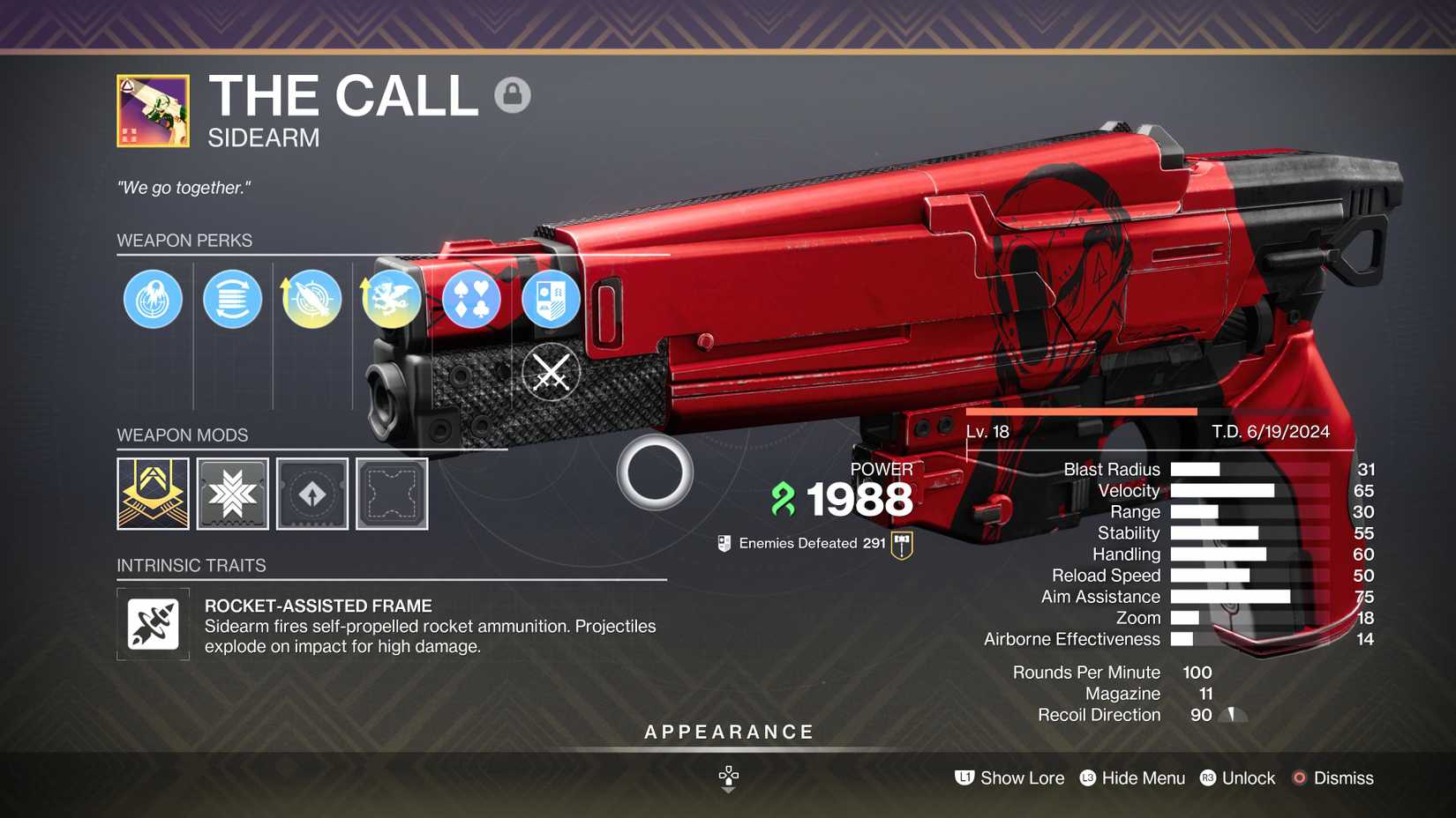 destiny 2 the call god roll 2