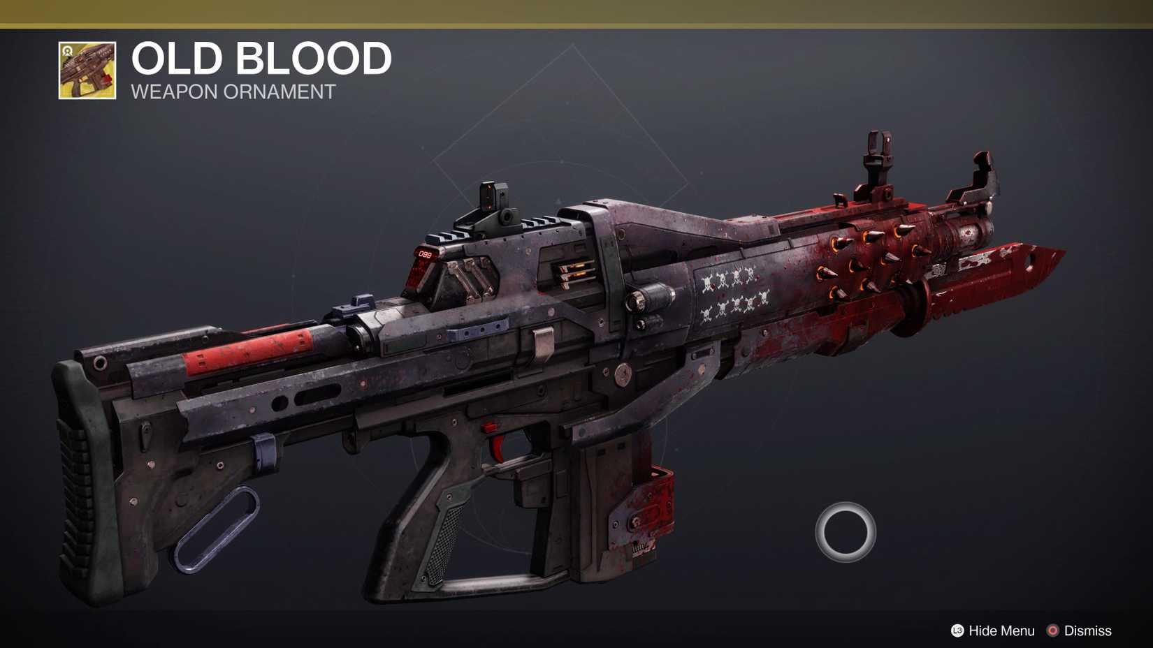 red death old blood ornament