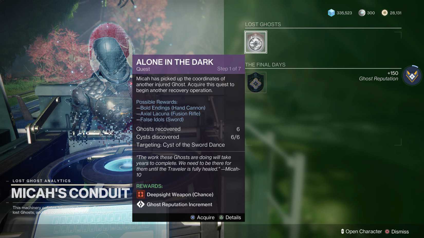 micah-10 alone in the dark quests