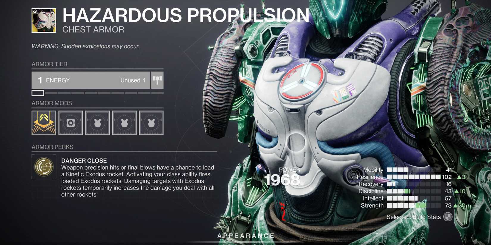 hazardous propulsion