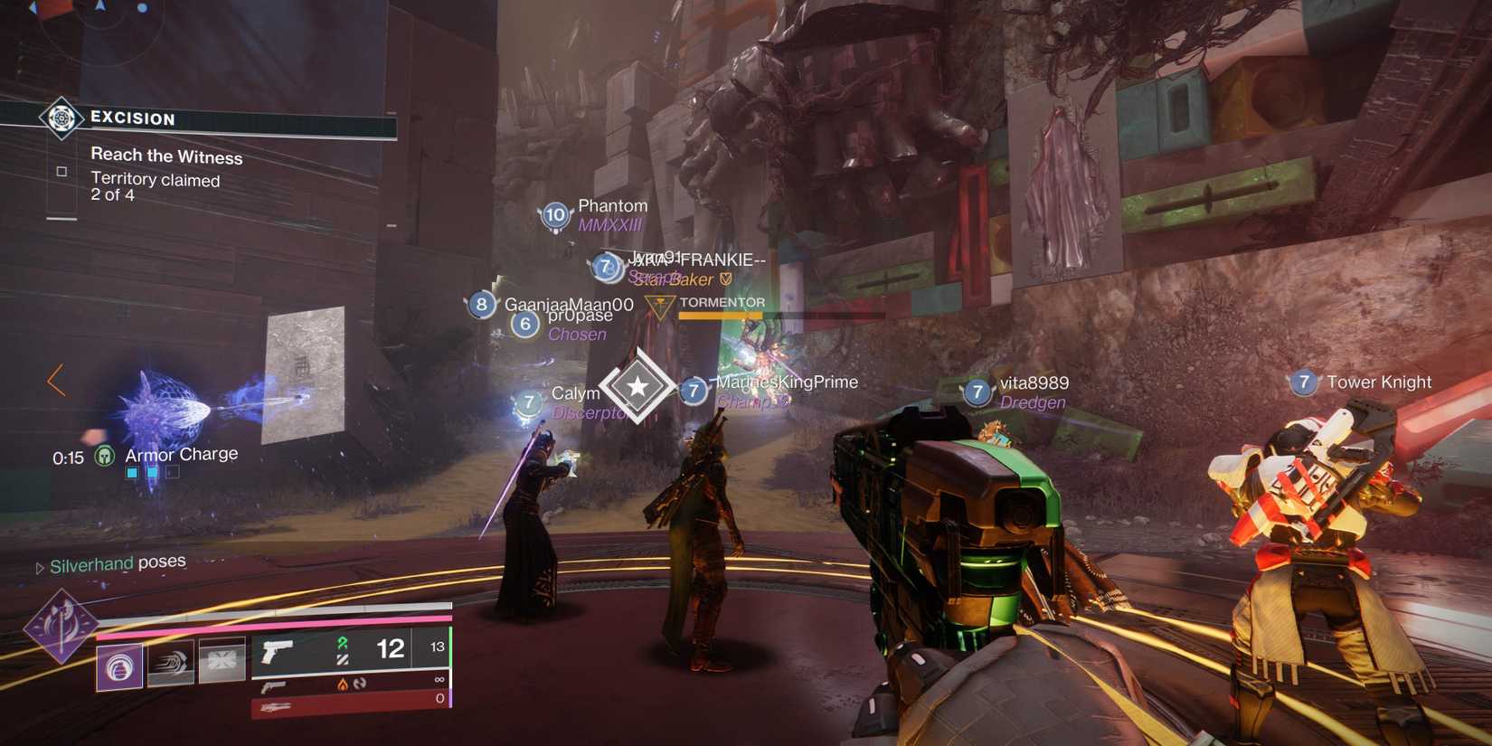 capturing a point in excision