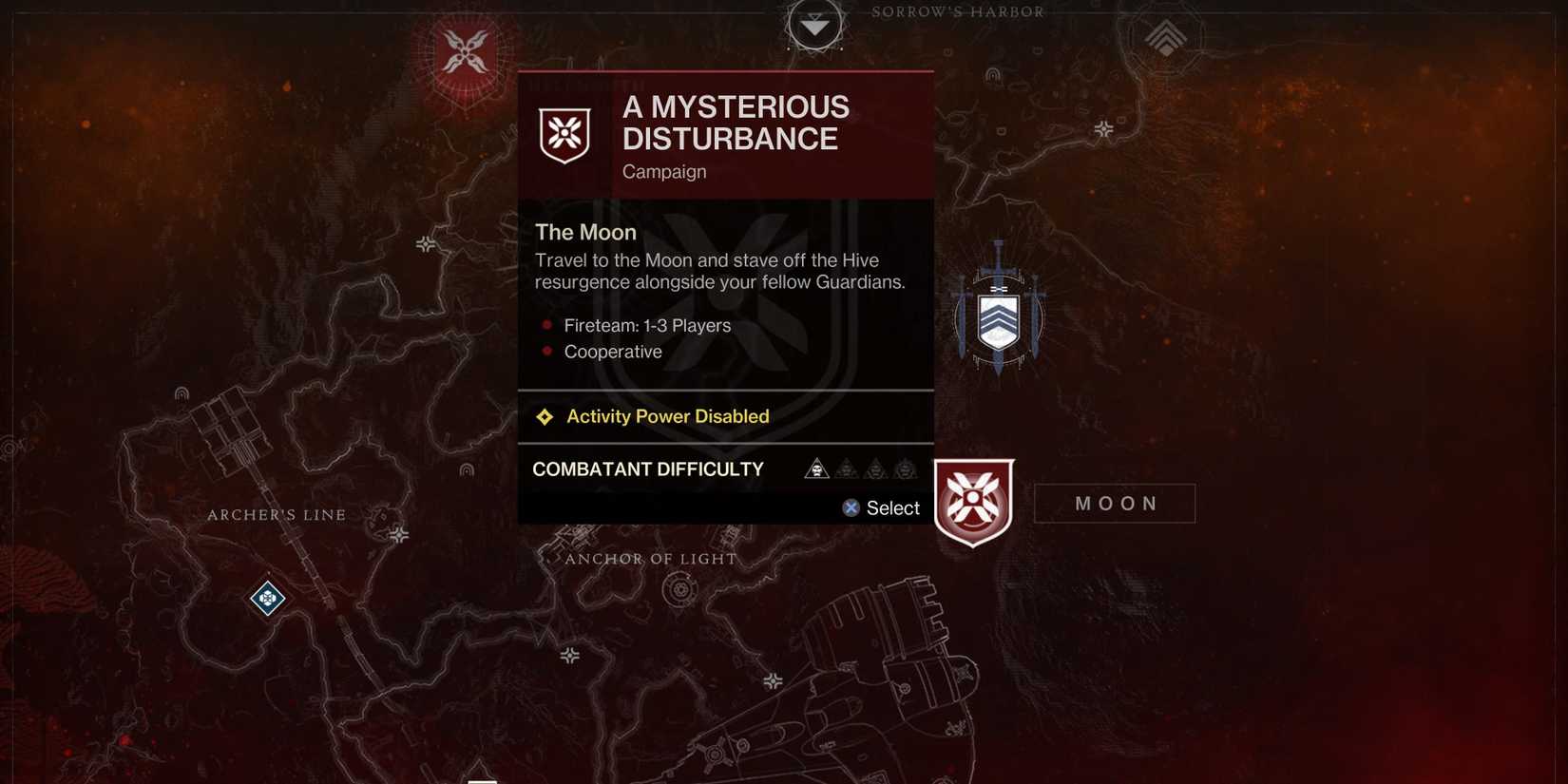 a mysterious disturbance