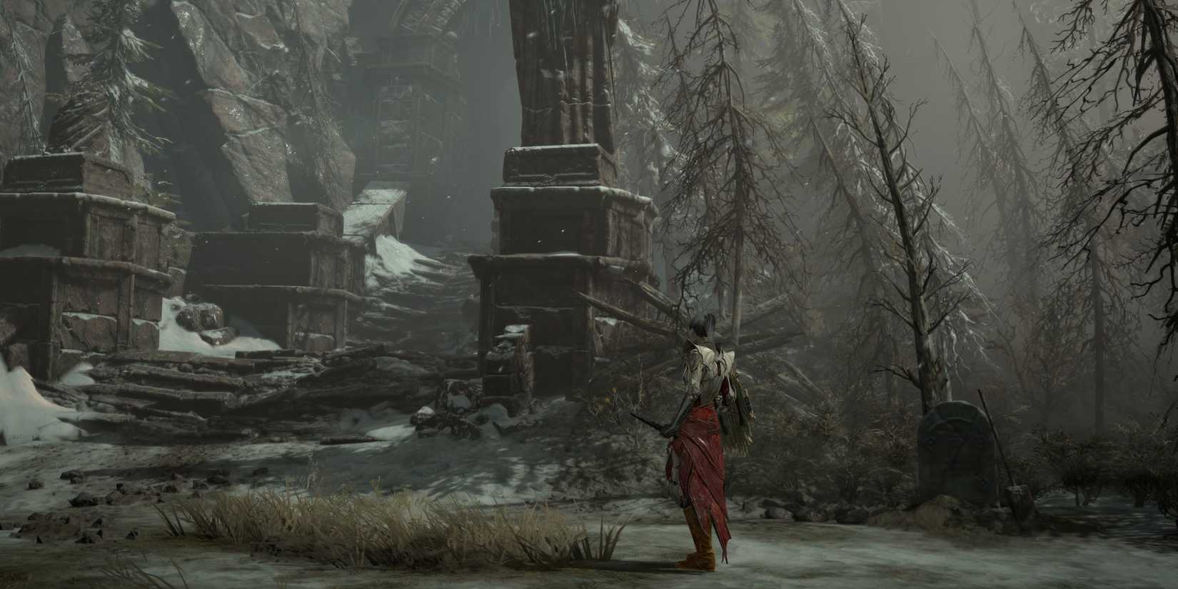 Diablo 4 Cinematic Camera Shot With Main Character