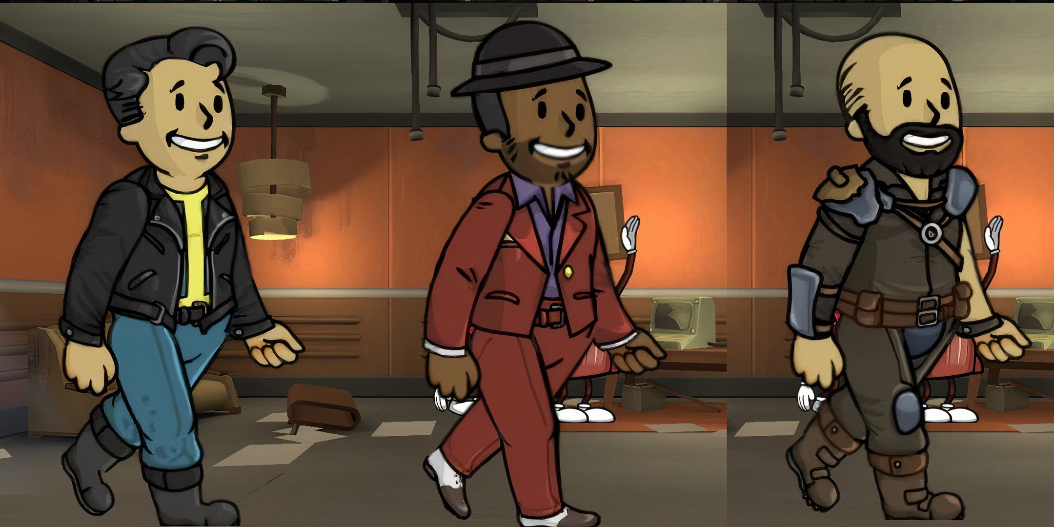 Different Dwellers in Fallout Shelter