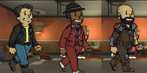 Different Dwellers in Fallout Shelter