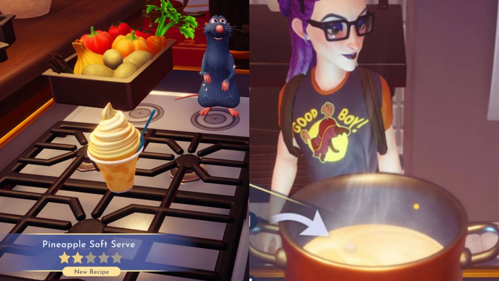 Disney dreamlight valley how to make pineapple soft serve