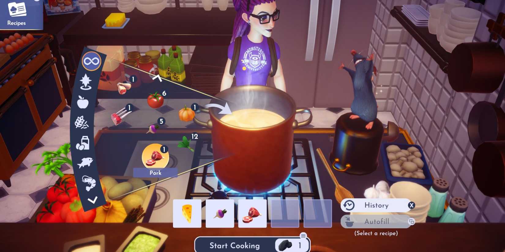 Disney Dreamlight Valley Turnip Tartiflette ingredients