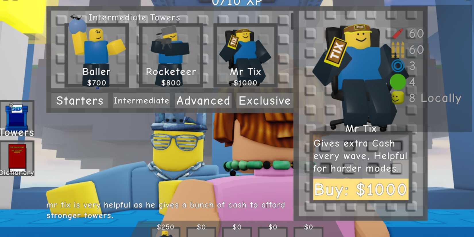 doomspire defense Mr Tix