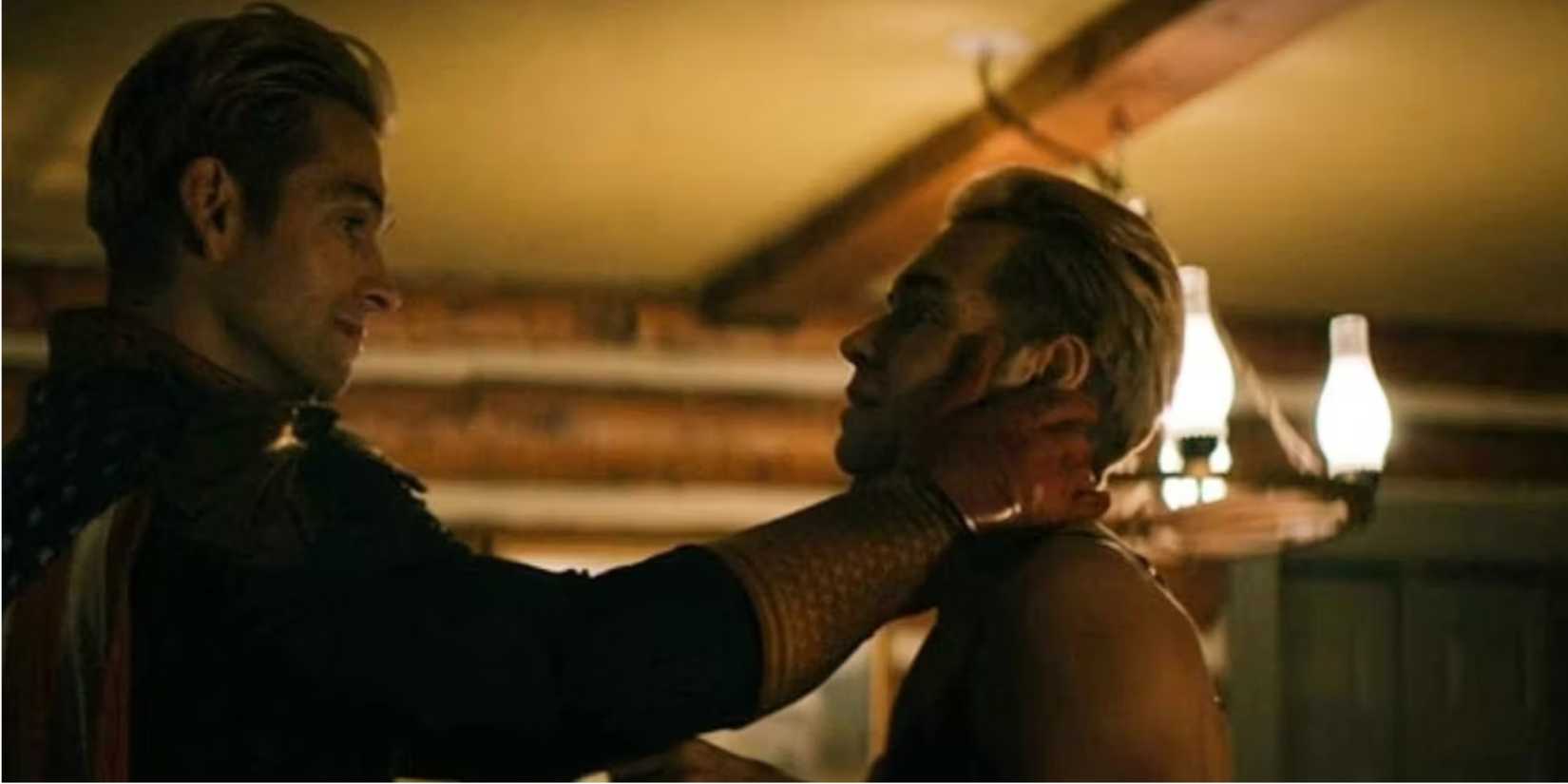 Doppelganger and Homelander in The Boys