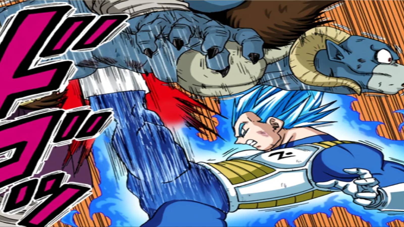 Dragon Ball - Vegeta Uses Forced Spirit Fission on Moro