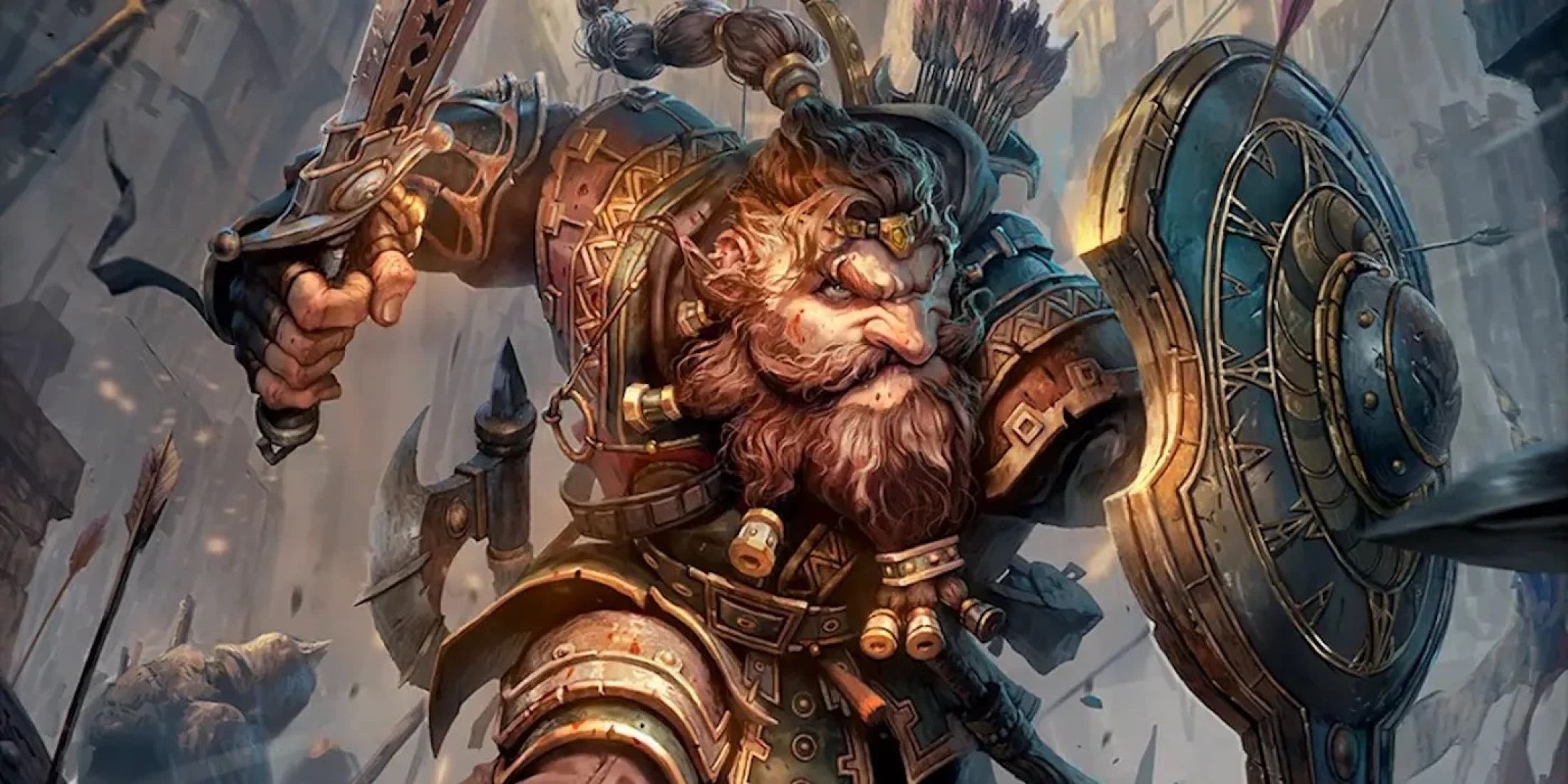 a dwarf fighter from the new 2024 d&d 5e player's handbook