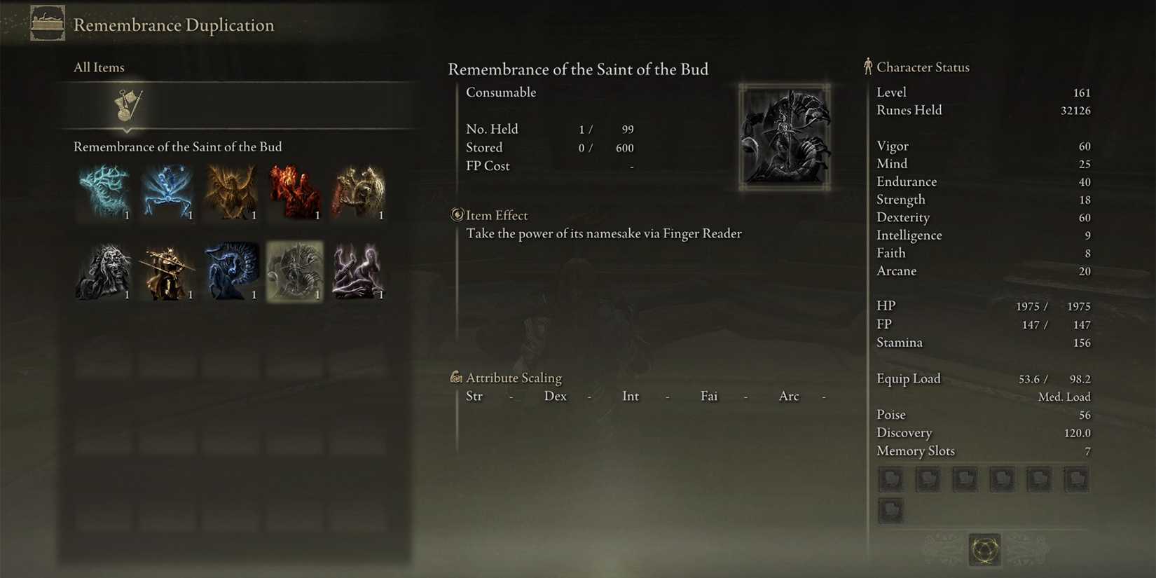 duplicate the remembrance in elden ring shadow of the erdtree