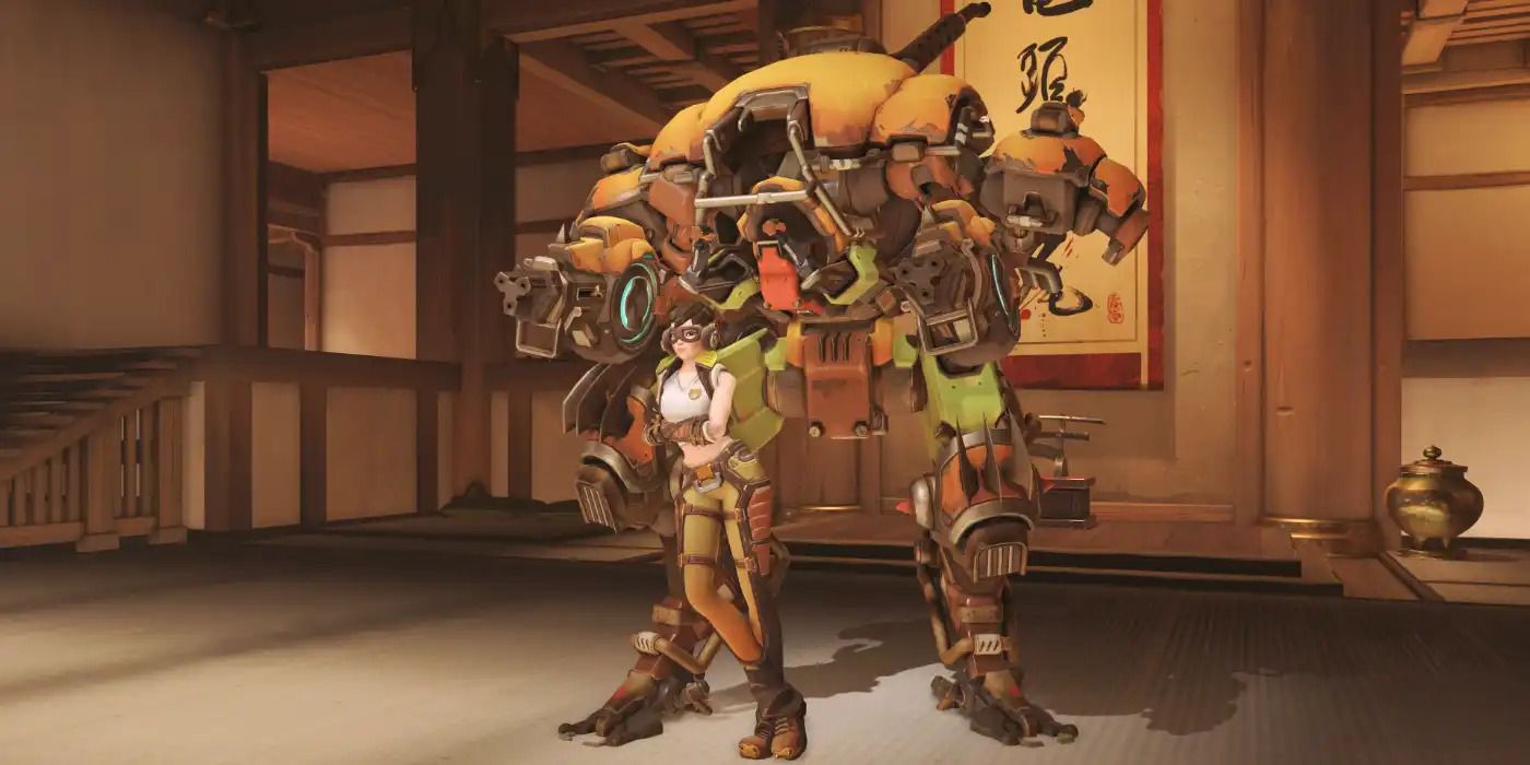D.Va from Overwatch 2 equipped with the Junker skin