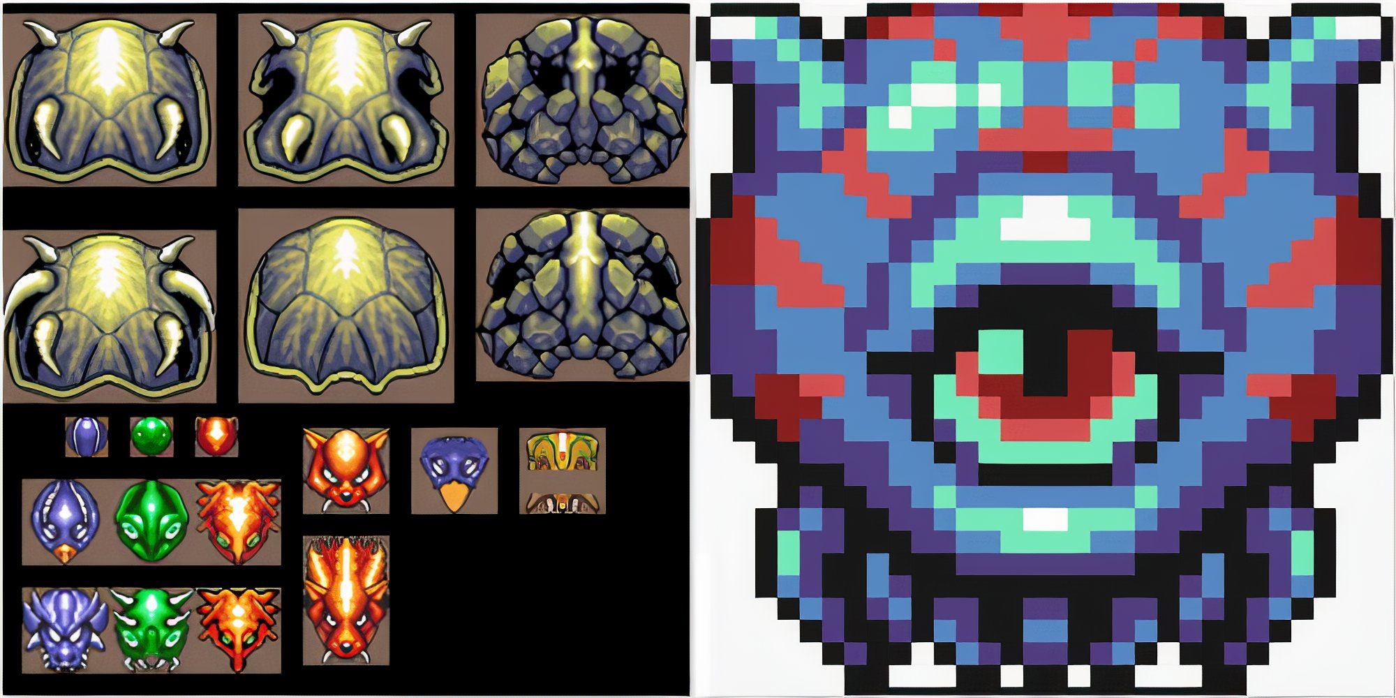 Early boss designs in The Legend of Zelda A Link to the Past