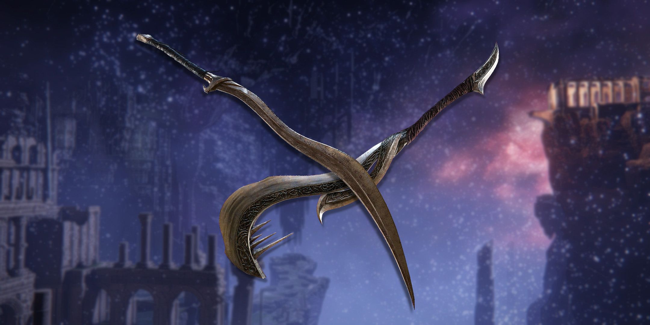 Bloodhound's Fang and Zamor Blade crossed in Siofra River Well