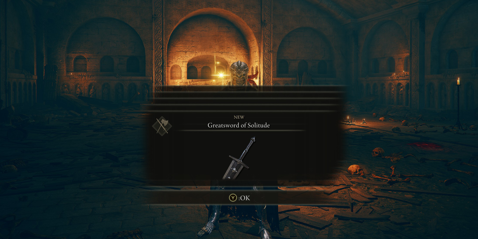 Elden Ring Blackgaol Knight Boss Rewards Solitude Set