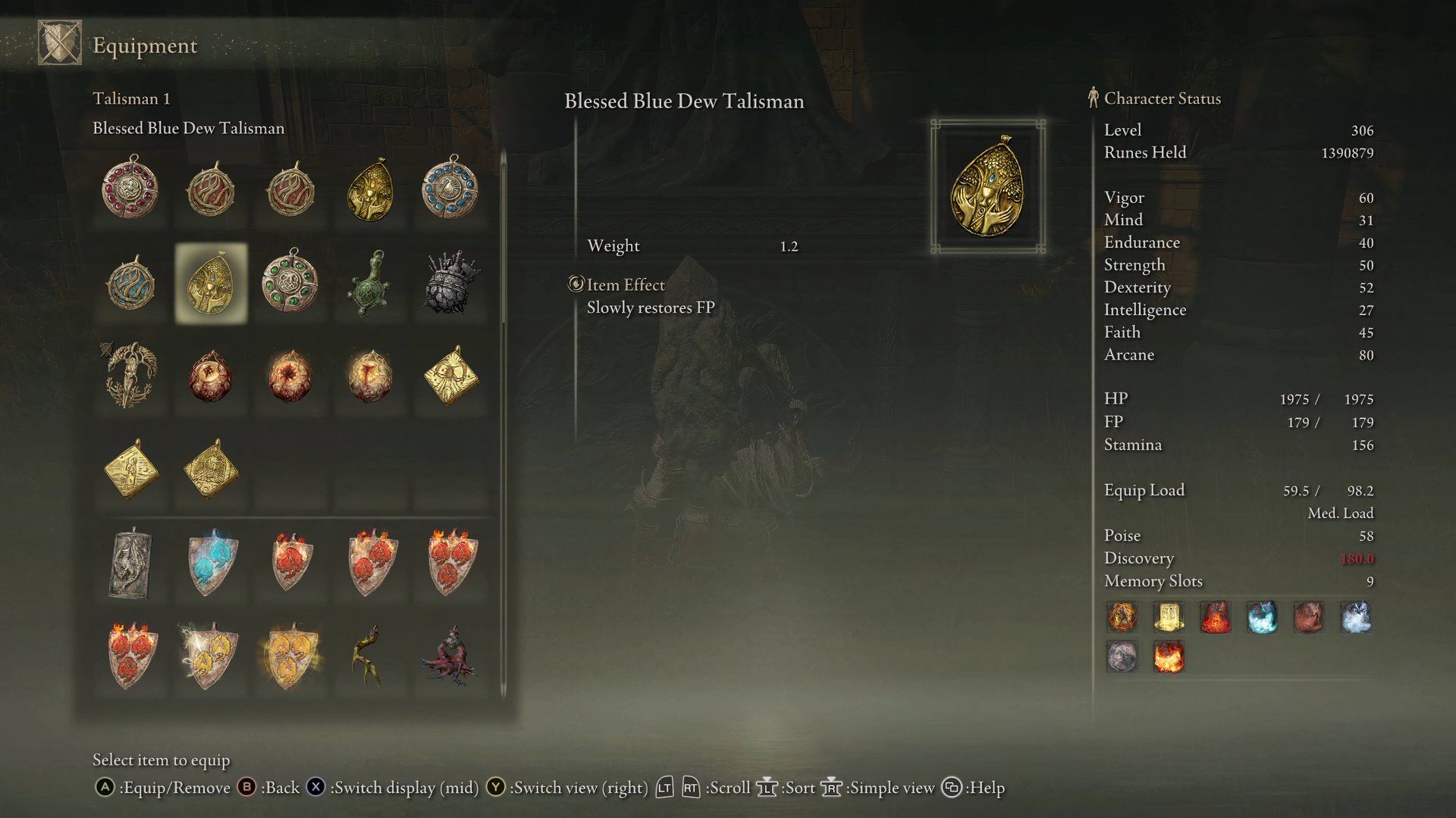 Blessed Blue Talisman Location in Elden Ring