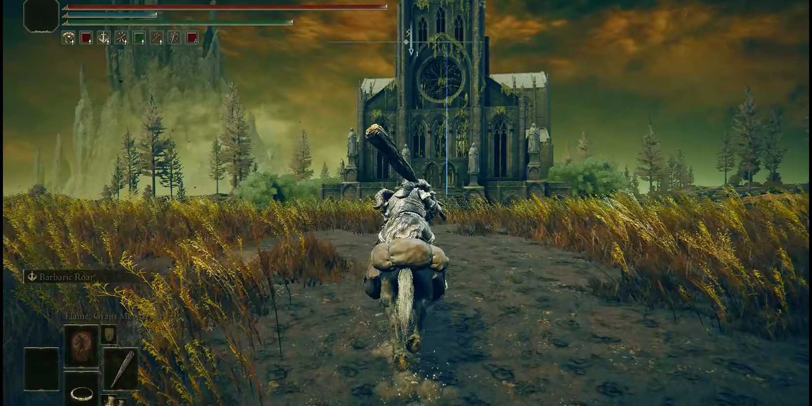 elden ring cathedral of manus metyr building