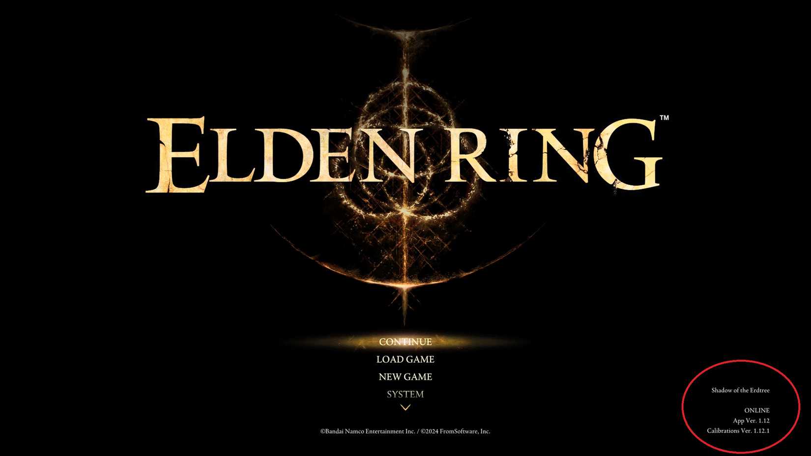 elden ring correct version