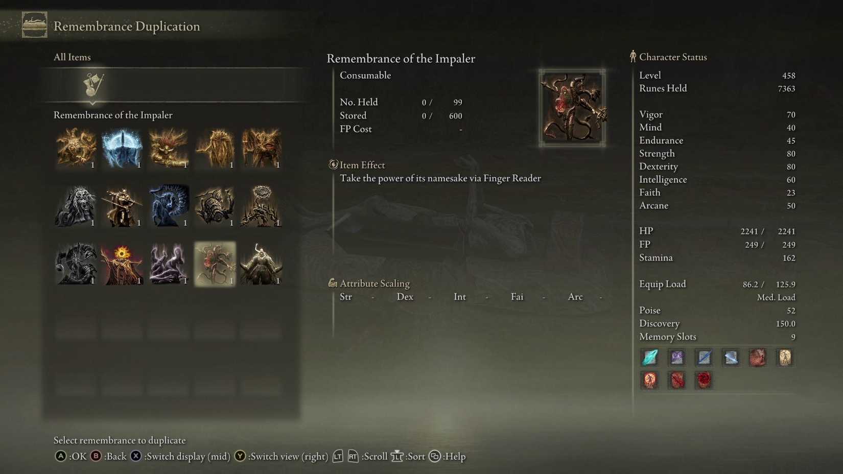 Elden Ring DLC - Duplicating Remembrance at Mausoleum Coffin