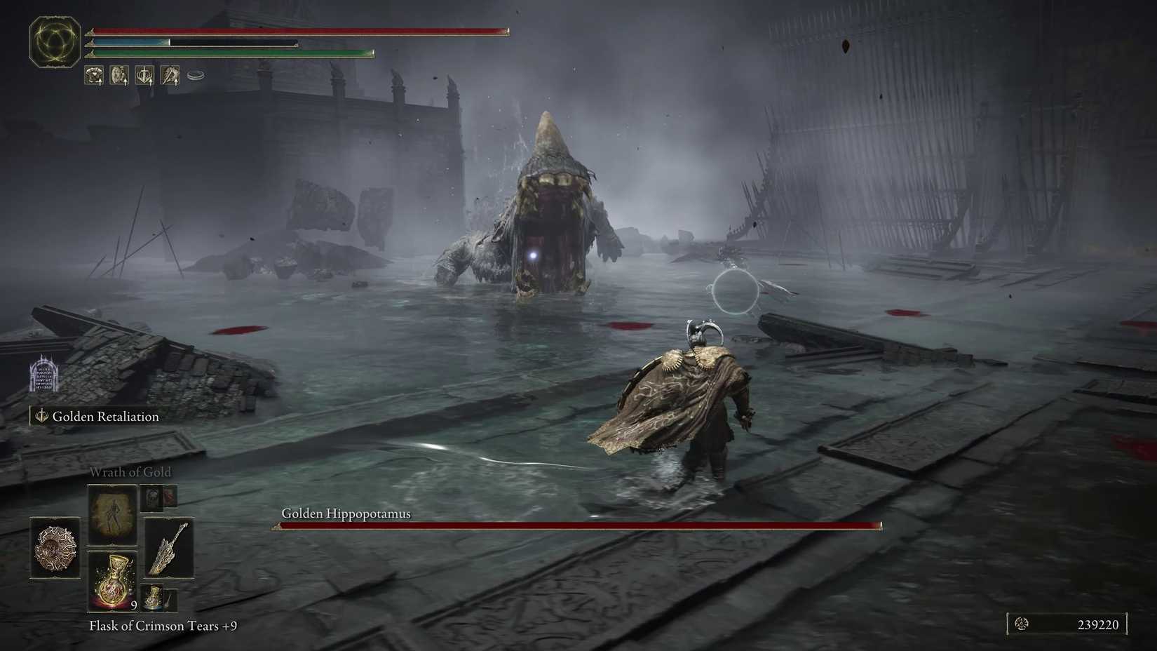 Elden Ring DLC golden hippo first form