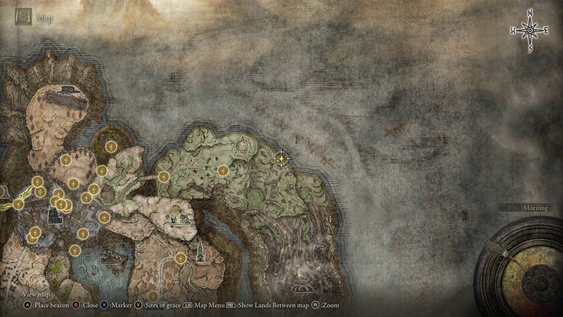 Elden Ring DLC - Mausoleum Coffin near Finger Ruins of Dheo map location