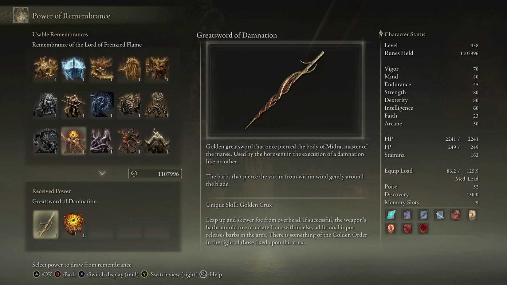 Elden Ring - Greatsword of Damnation