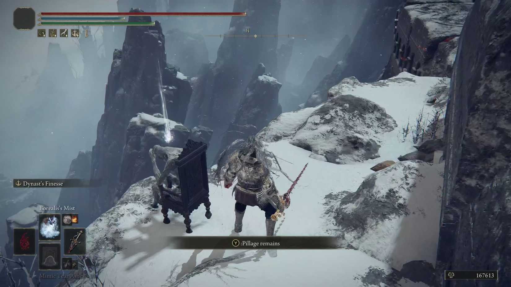 Elden Ring - Lost Ashes of War in Mountaintops of the Giants