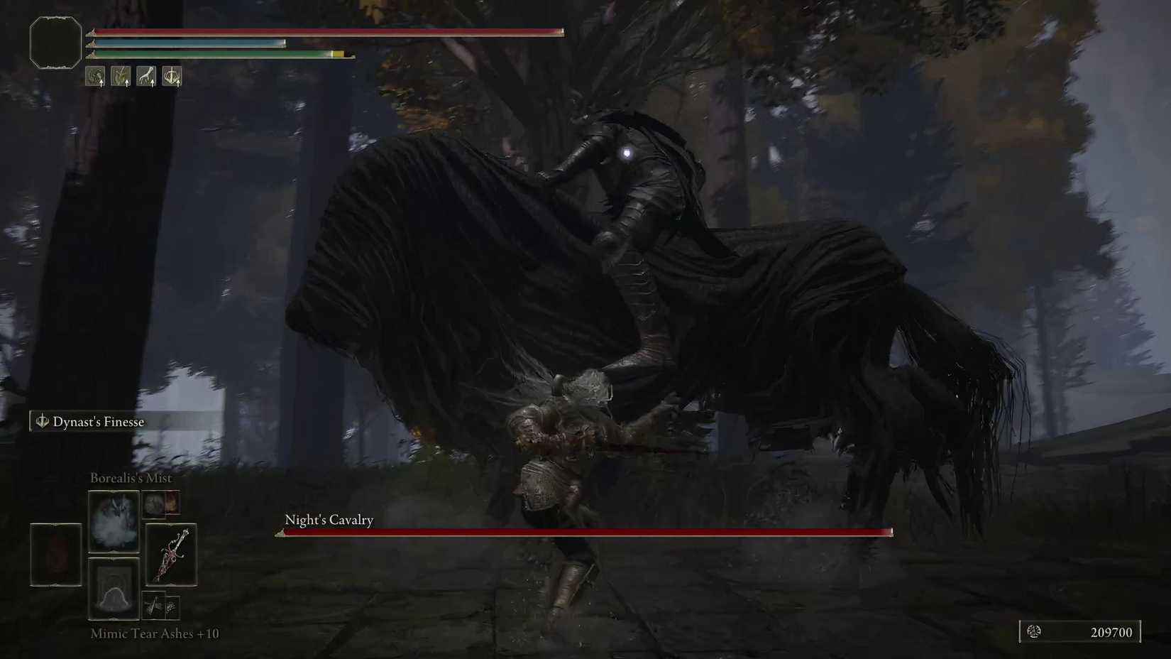 Elden Ring - Night's Cavalry northeast of East Raya Lucaria Gate