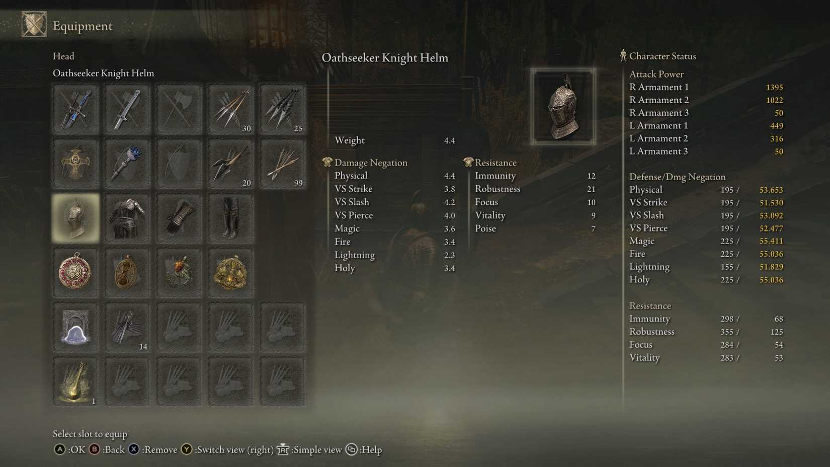 Elden Ring oathseeker knight helm