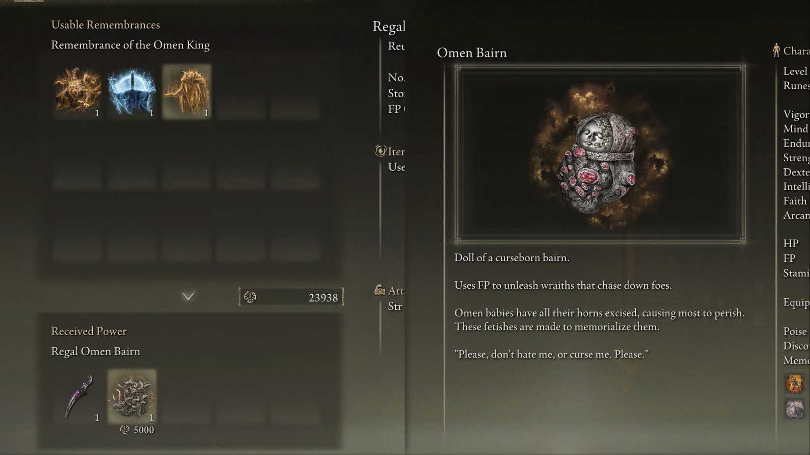 Elden Ring - Omen Bairn and Regal Omen Bairn