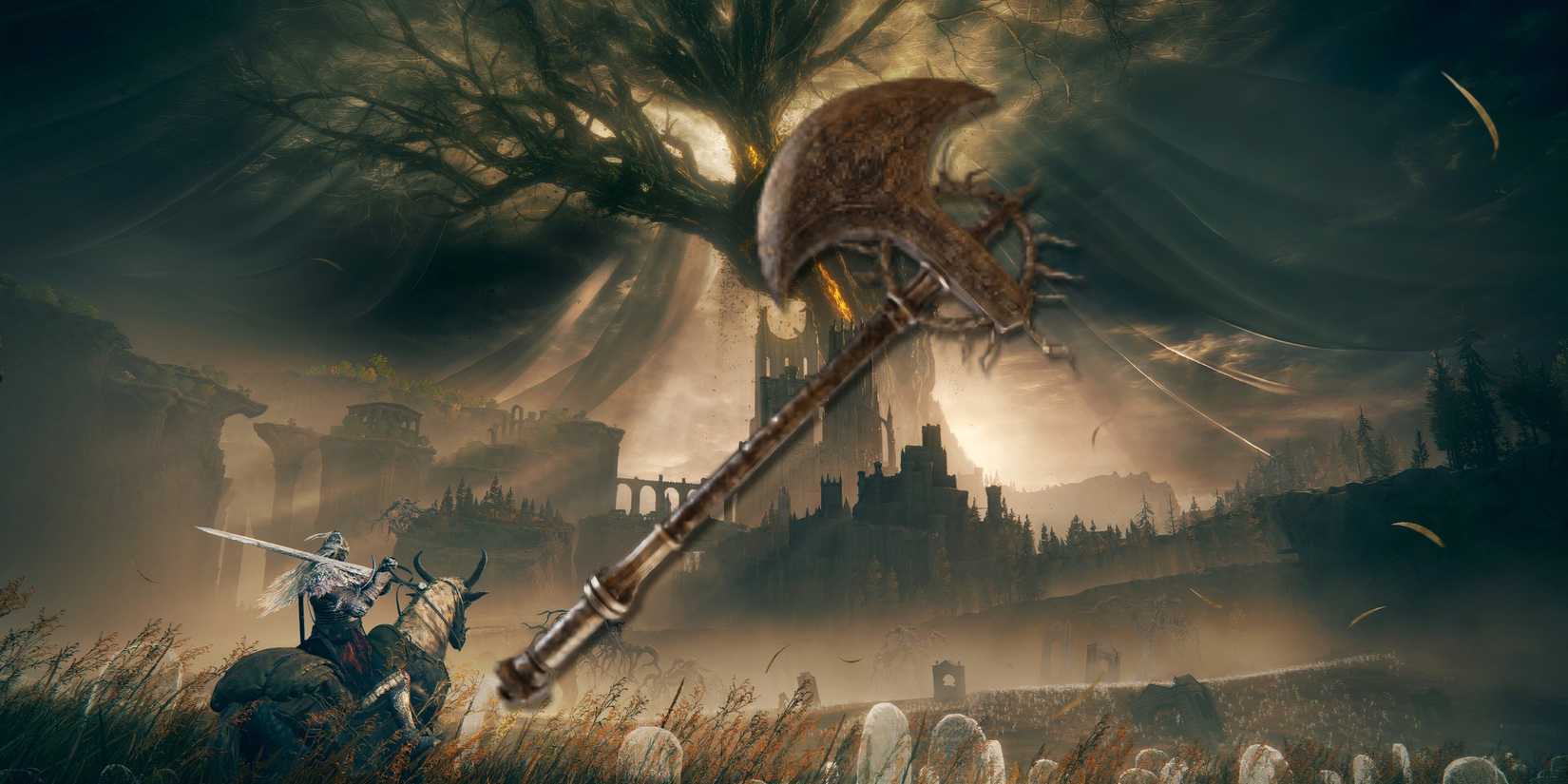 Elden Ring Shadow of the Erdtree Death Knight's Twin Axes