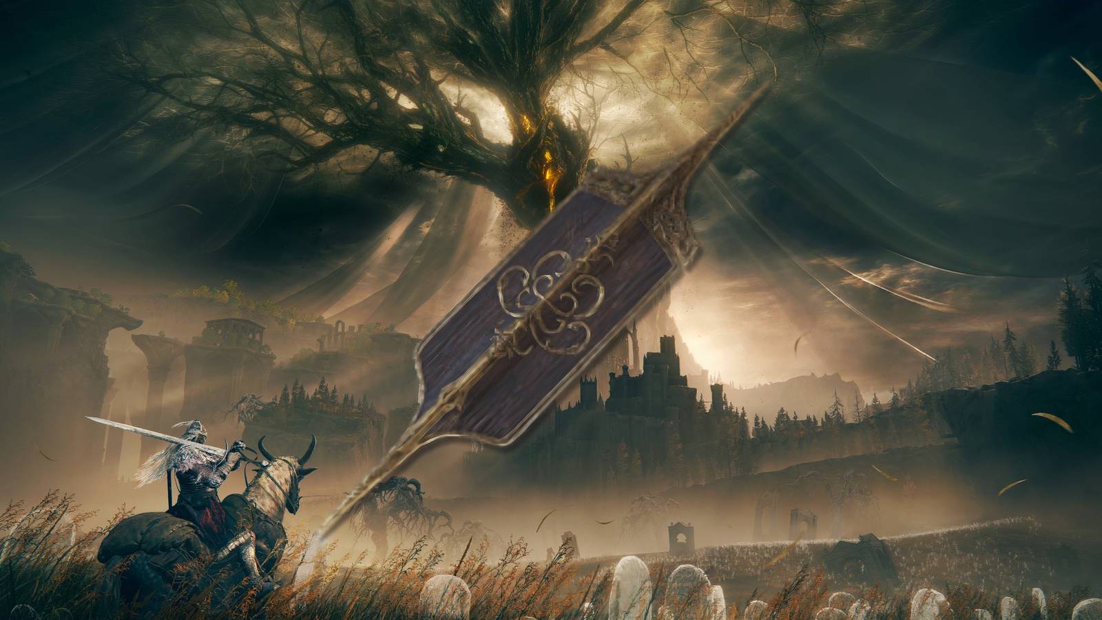 The Dueling Shield from Elden Ring: Shadow of the Erdtree.
