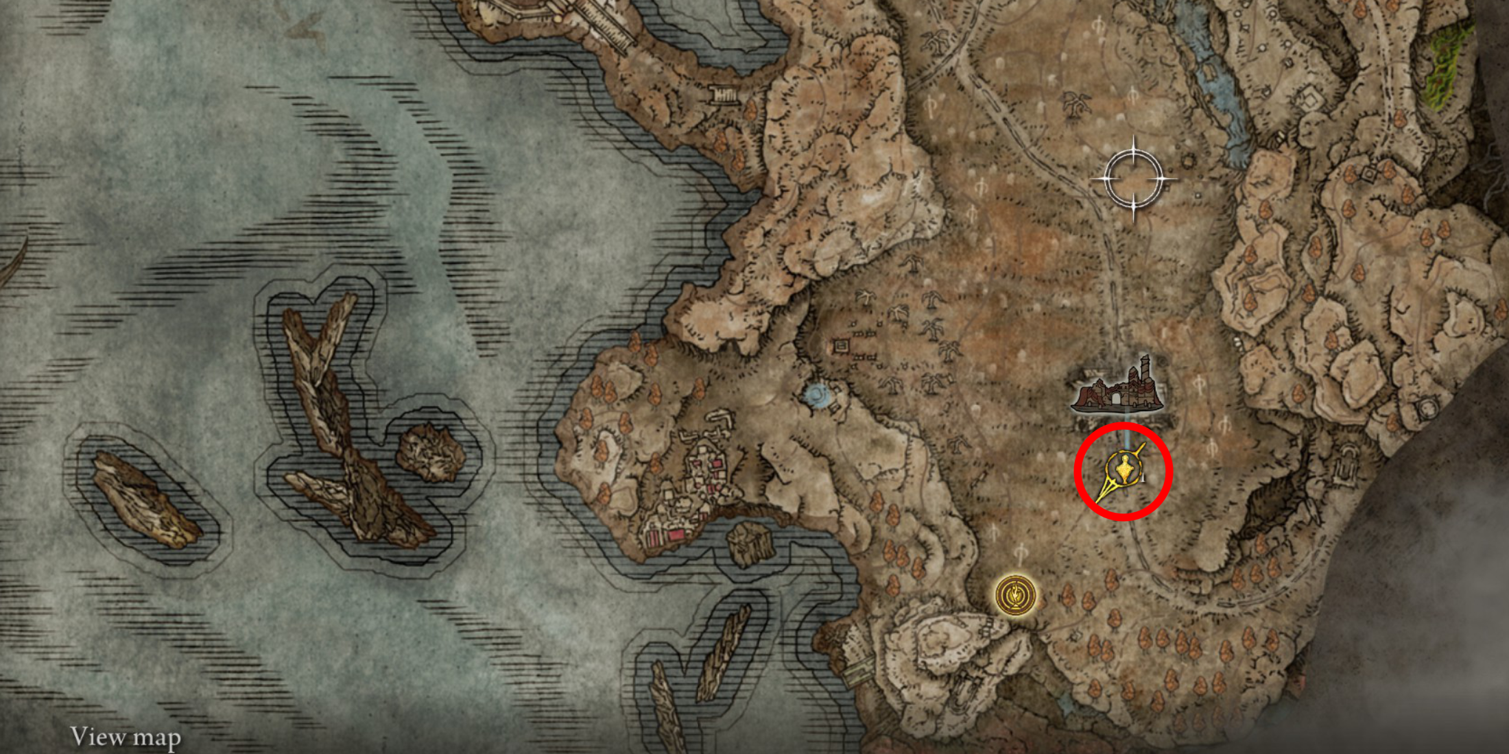 Elden Ring Shadow of the Erdtree Gravesite Plain Map Fragment