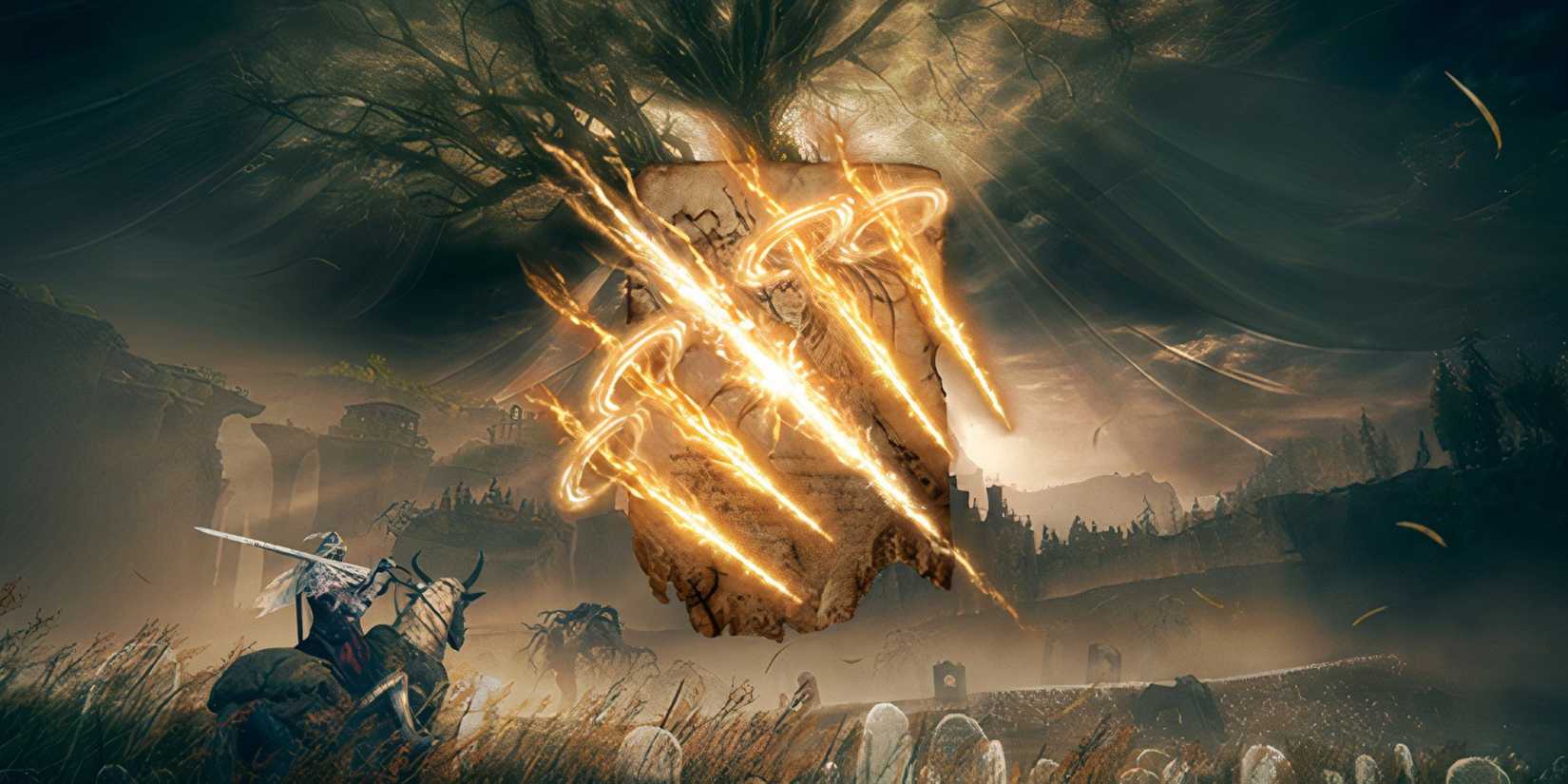 Elden Ring Shadow of the Erdtree Knight's Lightning Spear Incantation