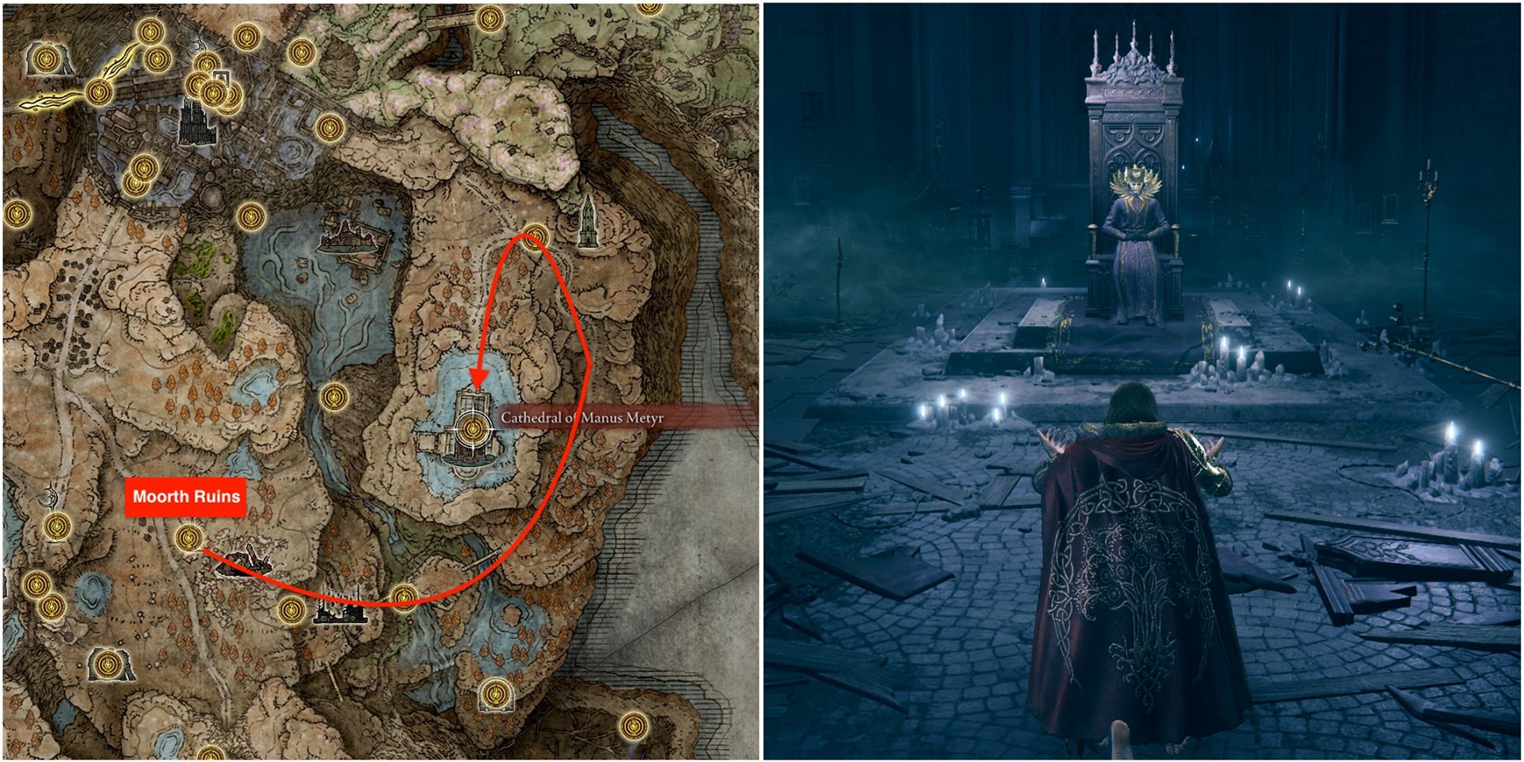 Elden Ring - Shadow Of The Erdtree - Path To Cathedral Of Manus Metyr and Count Ymir