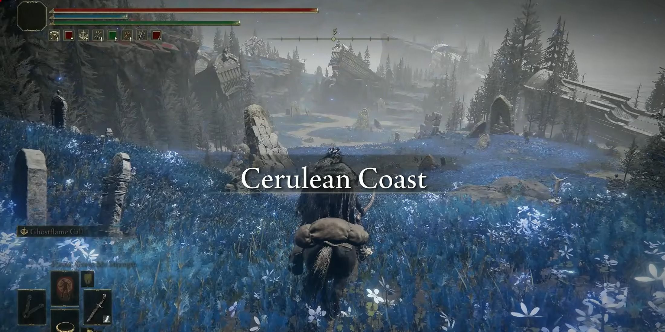 Tarnished reaches the Cerulean Coast in Elden Ring Shadow of the Erdtree
