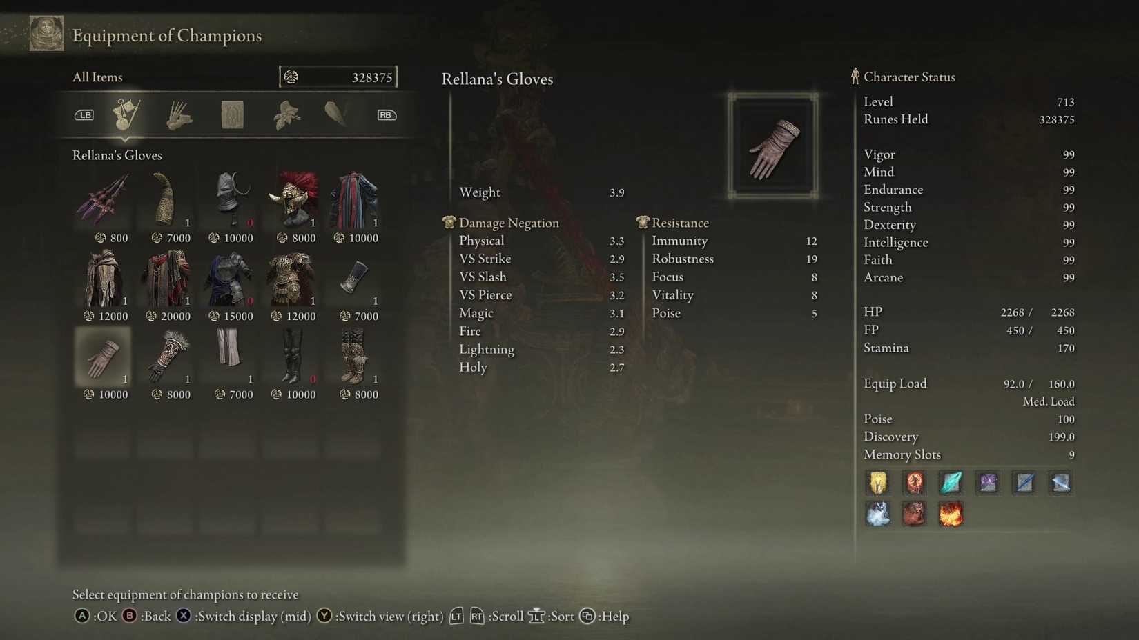 Elden Ring SOTE Rellana's gloves