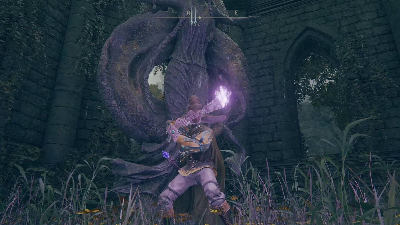 Elden Ring - St. Trina's Torch held by Tarnished