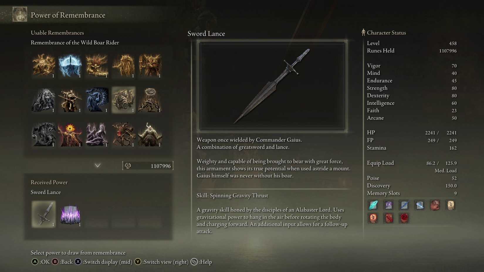 Sword Lance in Elden Ring 