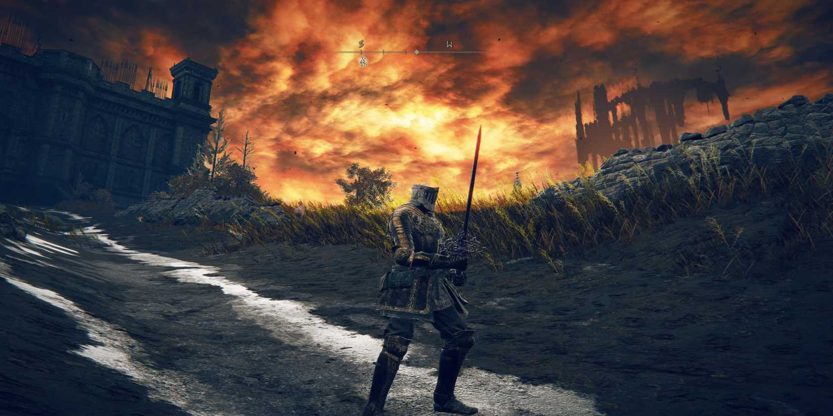 The Player Holding The Velvet Sword of St. Trina In Two Hands