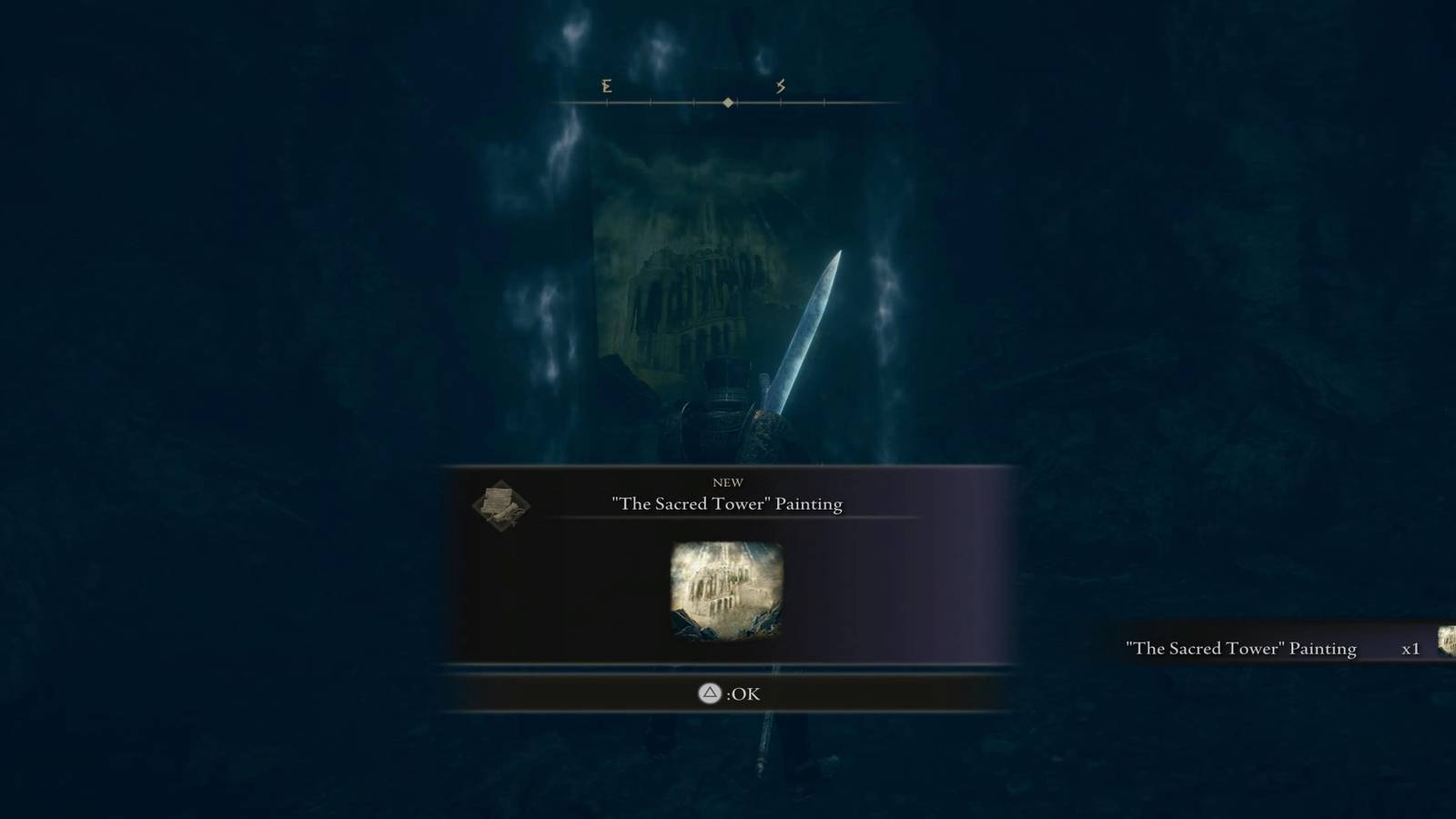 The Player Collecting The Sacred Tower Painting