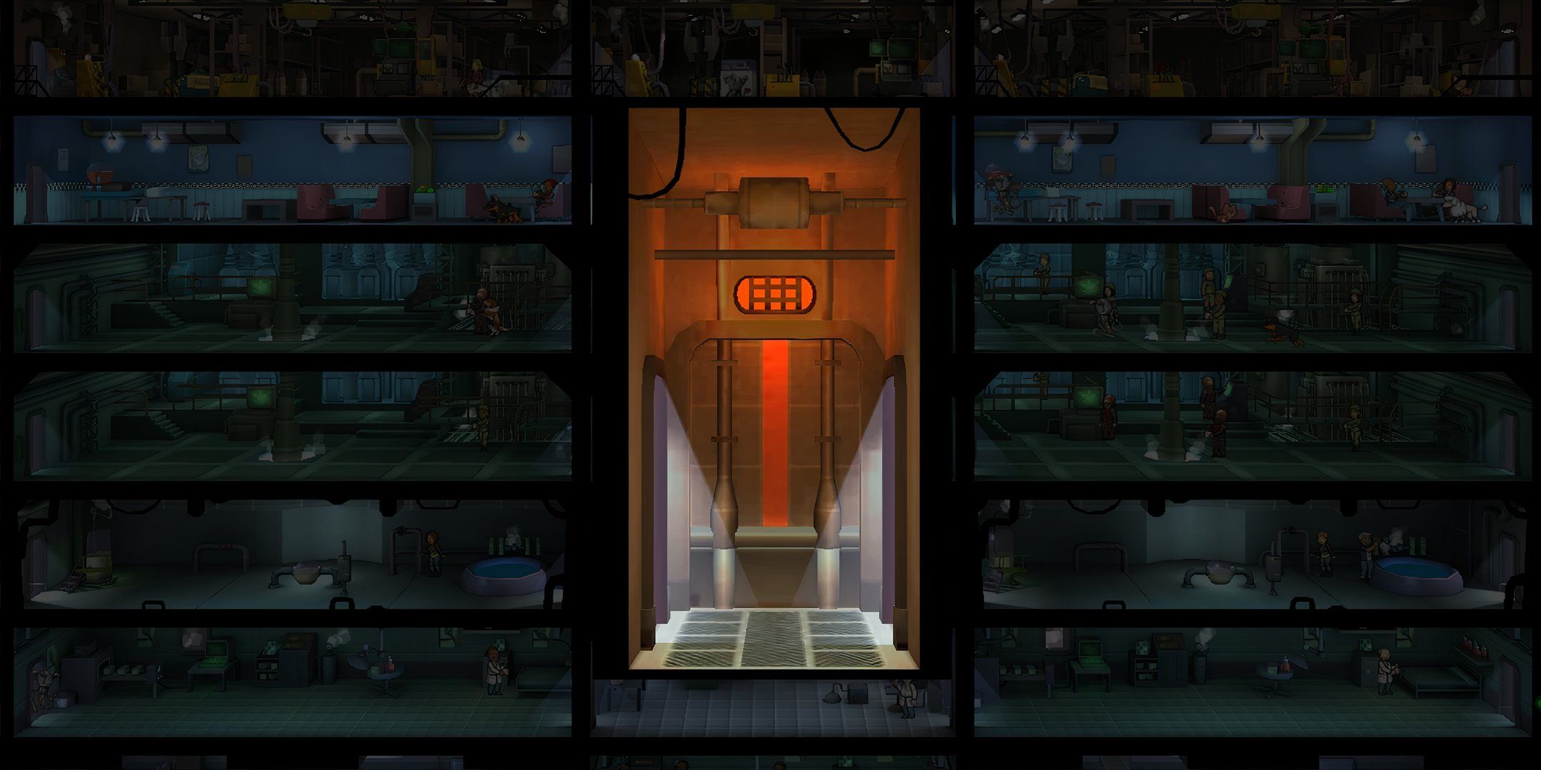 Elevator in Fallout Shelter