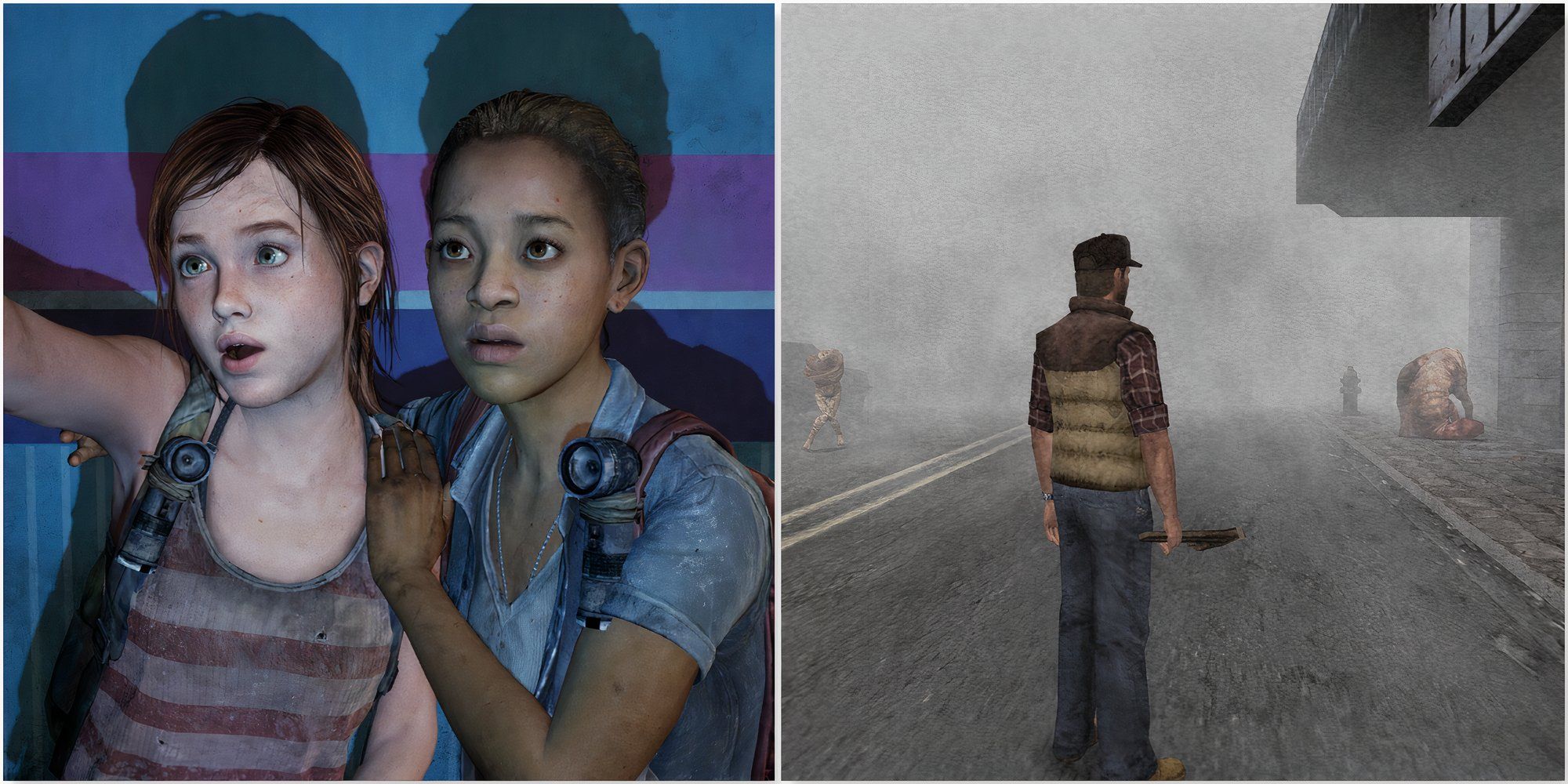 Ellie and Riley in The Last of Us Left Behind and Exploring Silent Hill in Silent Hill Origins