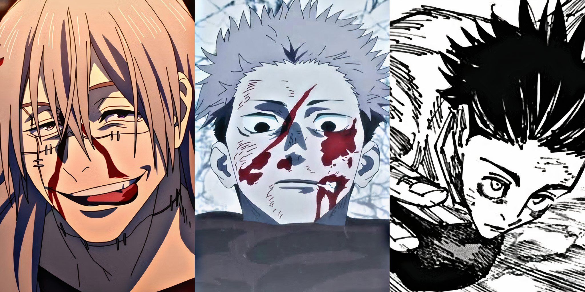 Every Fight Yuji Lost jujutsu kaisen jjk